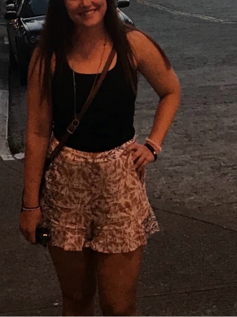 BCBG Ruffle Shorts - Picture 1 of 5